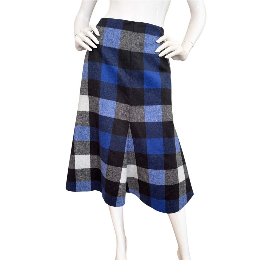 NICHOLAS Plaid Flannel Check Flare Midi Skirt NWT Size US 2 Free People